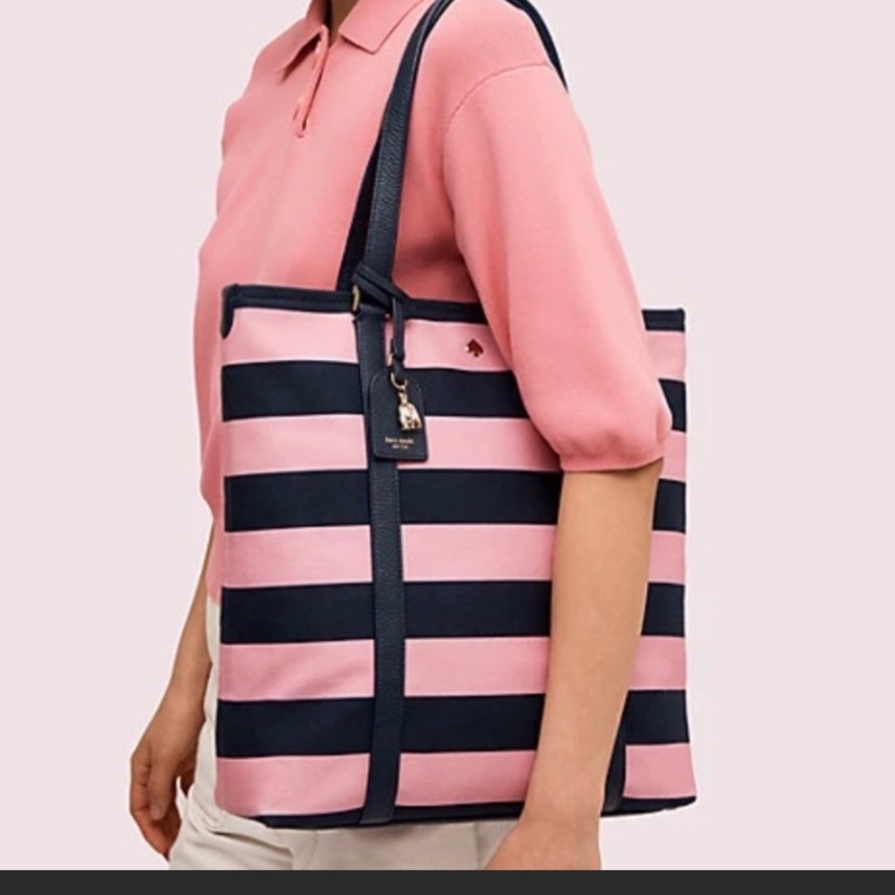 Kate Spade On Purpose north south canvas tote